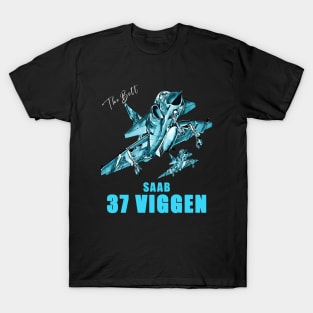 Saab 37 Viggen Swedish Multi Combat Aircraft T-Shirt